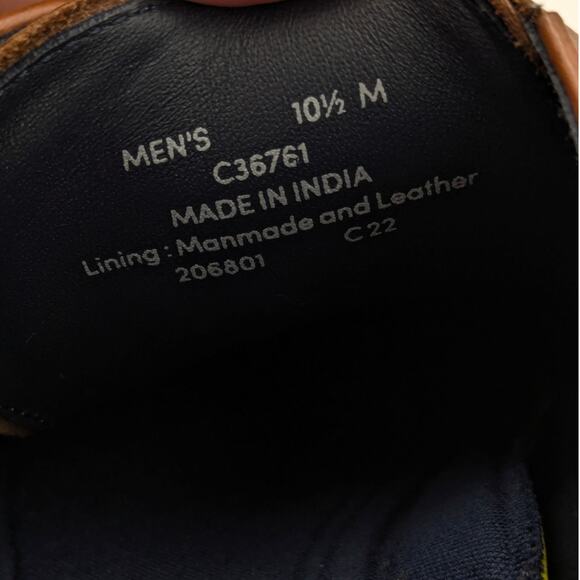 Cole Haan Men's Harrison Monk Oxfords Leather British Tan Size 10.5 EU44.5 - Picture 6 of 15